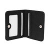 Slim Leather Card Holder - Black