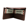Genuine Leather Wallet Chocolate Brown