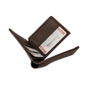 Genuine Leather Wallet Chocolate Brown