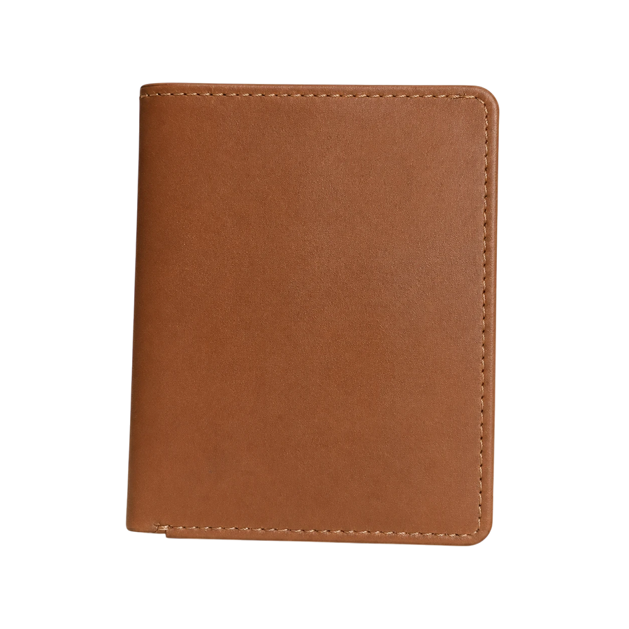 Deal - Leather Wallet Tan Brown + Card Holder Dark Brown