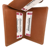 Genuine Leather Wallet Tan Brown